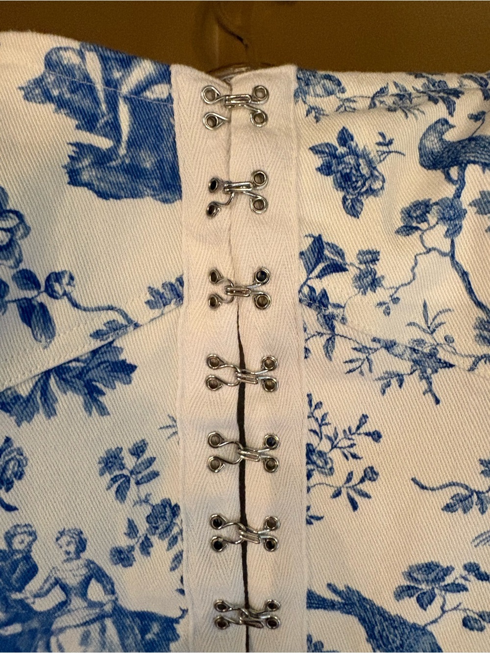For Love & Lemons Blue Floral Dress - Picture 6 of 9